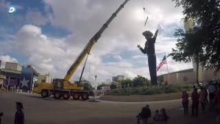 Watch: Big Tex goes up at Fair Park