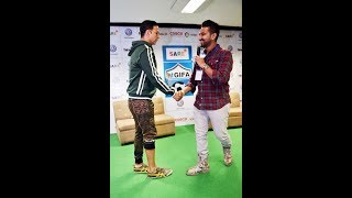 Sahil Bajaj with Akshay Kumar At HT GIFA Press Conference