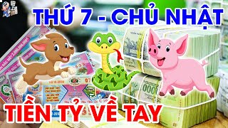 ĐANG KHỔ VÌ DỊCH, 3 CON GIÁP 2 NGÀY CUỐI TUẦN BẤT NGỜ TRÚNG QUẢ, TIỀN VỀ TỚI TẤP, ĐỔI ĐỜI GIÀU TO.