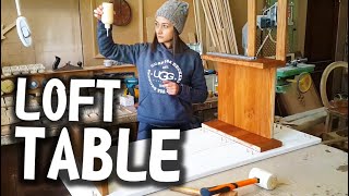 Loft style table, DIY computer desk, How to make a table, Girl carpenter