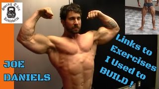 Upper Body Posing From Bodybuilder Joe Daniels With Exercise Index