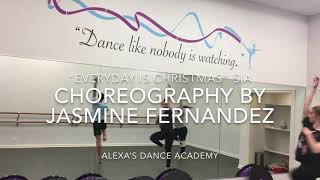 “Everyday Is Christmas” Choreography by Jasmine Fernandez
