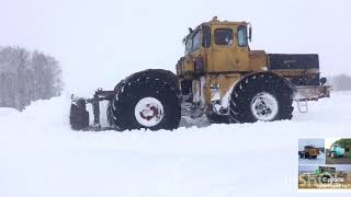 Нас откопал, старый Кировец К-701