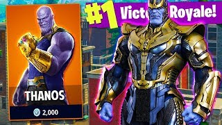 NEW THANOS AVENGERS UPDATE! FORTNITE SEASON 4 TOP PLAYER - WINS ONLY
