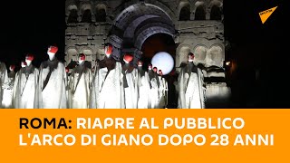 #Roma: riapre al pubblico l'Arco di Giano dopo 28 anni