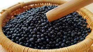 【小穎美食】天冷了要多吃點黑豆，勝過一堆補藥，睡眠好了，頭髮黑了，太香了
