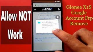 GIONEE X1S (FRP) GOOGLE ACCOUNT FRP UNLOCK REMOVE