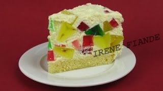 Творожно-желейный торт Битое стекло. Прохладный торт Битое стекло
