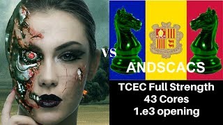 1.e3 Chess Opening (Van't Kruijs) : TCEC : Leela Chess with 2 Graphics Cards vs AndScacs on 43 cores