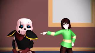 (MMD X Underswaps) She's Touching ME!