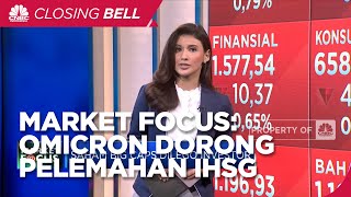 Market Focus: Omicron Dorong Pelemahan IHSG Hingga Big Caps Dilego Asing