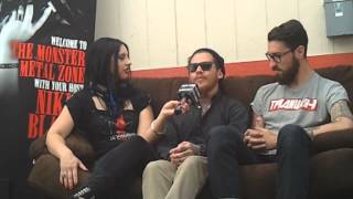 Drinking PBR & reading books. Just a few of The Devil Wears Prada's tour bus activities.