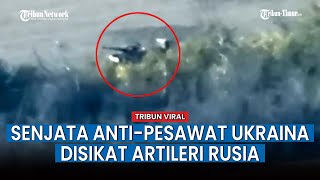 Senjata Anti pesawat Ukraina Dihantam Artileri Rusia di Avdeevsky
