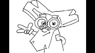 Fix-man. Fixiki. How to draw a easy? (Фиксики. Дедус. Как нарисовать просто?)