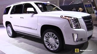 2017 Cadillac Escalade Platinum - Exterior and Interior Walkaround - 2016 LA Auto Show