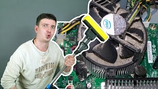 Чистим неразборный кулер