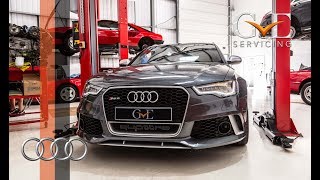 GVE Servicing: Audi RS6 - Capristo Exhaust Before and After