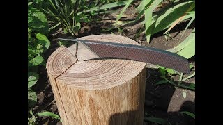 Три киридаши из напильников. Kiridashi