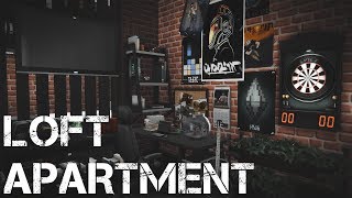 Маленькая квартира в стиле ЛОФТ | The Sims 4 | Канал Пингвина