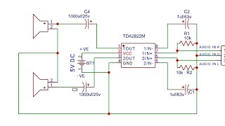 DIY AMPLIFIER WITH IC TDA2822