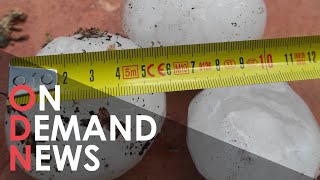 Monster Hailstones KILL Toddler in Catalonia
