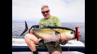 POWER FISHING Pesca Atunes con Popper en Bahia Solano Colombia, Tuna Popping Fishing Colombia