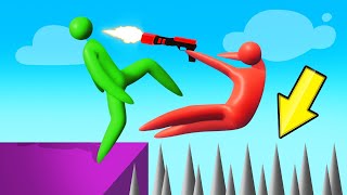 GUNS vs. MASSIVE SPIKES BATTLE! (Super Smash)