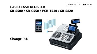 CASIO SR-S500/SR-C550/PCR-T540/SR-S820 POS Cash Register - Change PLU