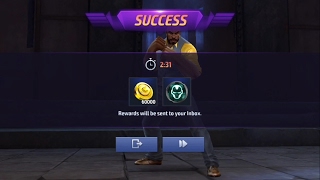 Marvel Future Fight - Shadowland Floor 10 Solo - Luke Cage vs Bucky's (Winter Soldier) Relay