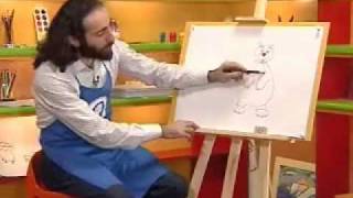 ვხატავთ ფუტკარი, დათვი და დათვის ბელი