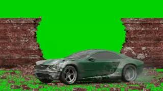 Green Screen Reckless driver