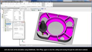 InventorCAM iMachining Getting Started - 2D Example: Pockets machining