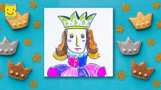 Как нарисовать принца? Пошаговый урок рисования пастелью для детей
