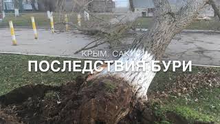 Крым сегодня. Последствия бури. Саки. Новофедоровка