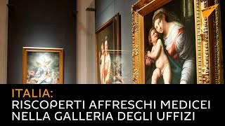 Italia: riscoperti affreschi medicei nella Galleria degli Uffizi
