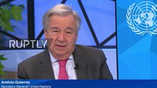 UN: "If we leave anyone behind, we leave everyone behind" - Guterres on pandemic solutions