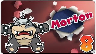 Paper Mario Color Splash - 100% Walkthrough Part 8 The Crimson Tower (Morton Boss Battle)