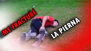 ME  FRACTURÉ MONTANDO ZANCOS - J A R A T U B E R