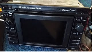 Radio Navigation System VWZ1Z7. 3B0 035 191 A/ radio code BLAUPUNKT