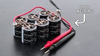 Capacitor Using Spot welding Machine