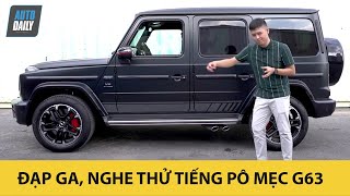 Đạp ga nghe thử tiếng pô đầy mê hoặc của Mercedes G63 2020