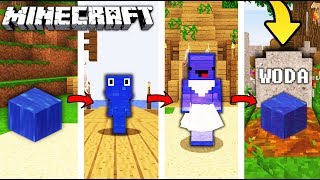 ŻYCIE WODY W MINECRAFT || OD NARODZIN DO ŚMIERCI