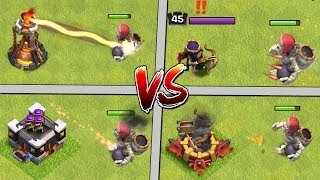 GIANT SKELETON vs ALL DEFENCES! Clash of Clans Halloween Update - CoC New Troop Attacks 2017!