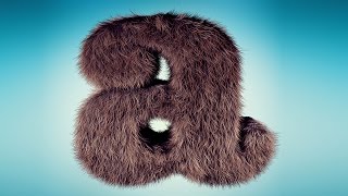 3D Type, técnica Hair // Cinema 4D