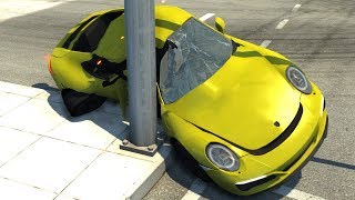 Out Of Control Crashes - BeamNG Drive
