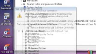 USB Device not recognize บนวินโดว์ 7