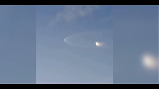 Ракета Ангара-А5 - пролет над селом Чупрово