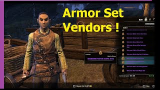 ESO - Cyrodiil Armor Set Vendors! Locations & Armor Sale Lists! - Elder Scrolls Online