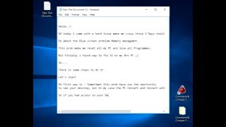 Fix Memory Management Error Windows 10