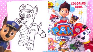 Pat’ Patrouille Coloriage Chase le Policier Paw Patrol Coloring Book